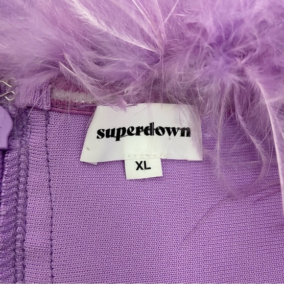 Superdown Ramona Bustier Dress in Purple Size XL - Picture 9 of 13